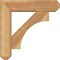 Ekena Millwork Westlake Craftsman Rough Sawn Bracket w/ Offset Brace, Western Red Cedar, 6"W x 22"D x 22"H BKT0604X22X22WTL04RWR - alternate 4